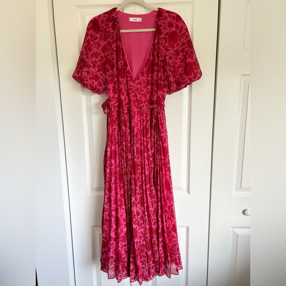 Mango Floral Midi Dress